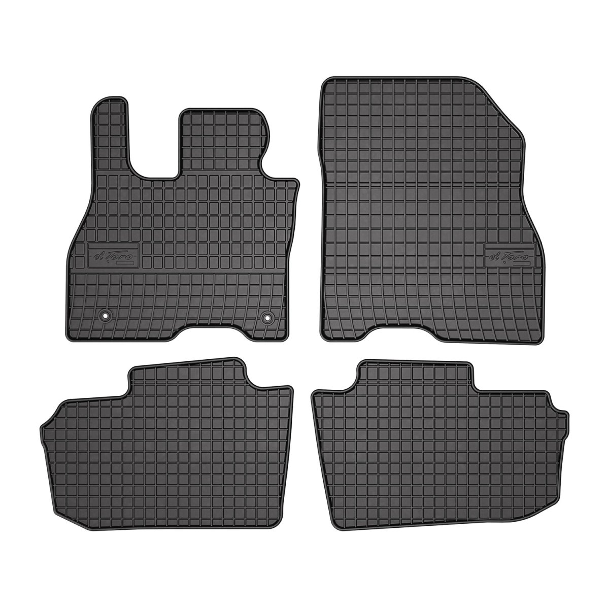 Nissan Leaf Floor Mats - Omac - El Toro - Black - 2018-2025